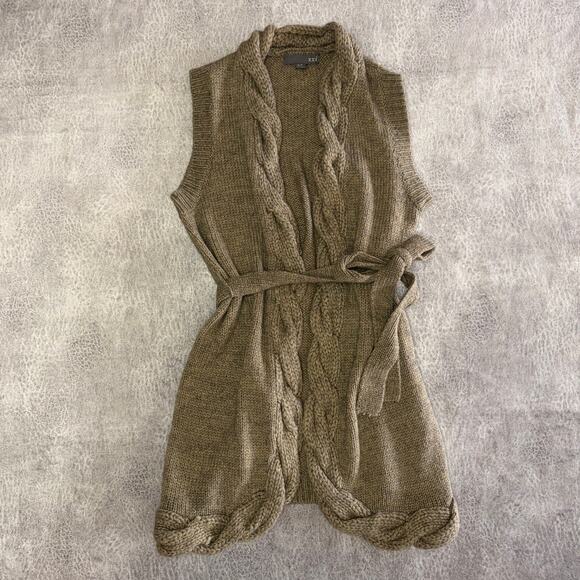 Vintage Crochet Knit Forever 21 Sleeveless Cardigan - Picture 1 of 6